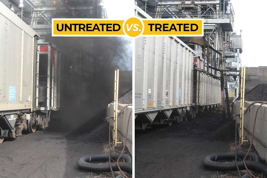 Coal Railcar Untreated-vs-Treated
